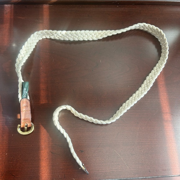 J Crew Women’s Cream Braided Belt - Size S/M - Picture 8 of 12
